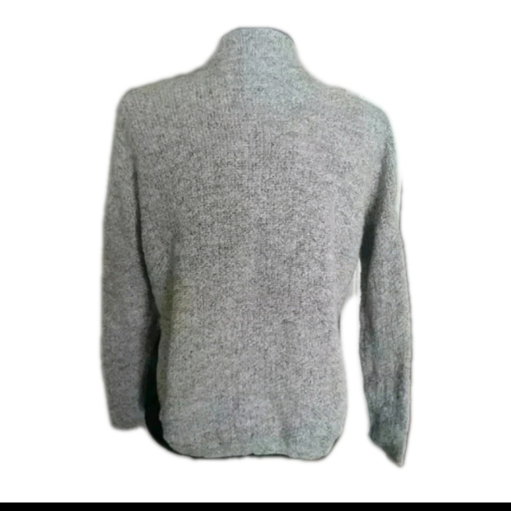 Madewell Womens Grey and Black Midland Open Front Closet Staple Cardigan XS - Picture 6 of 11